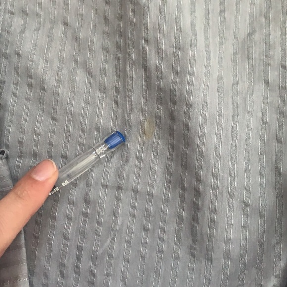 Ted Baker London | Gray 2 front pockets Dress Shirt Size XXL - Picture 10 of 11